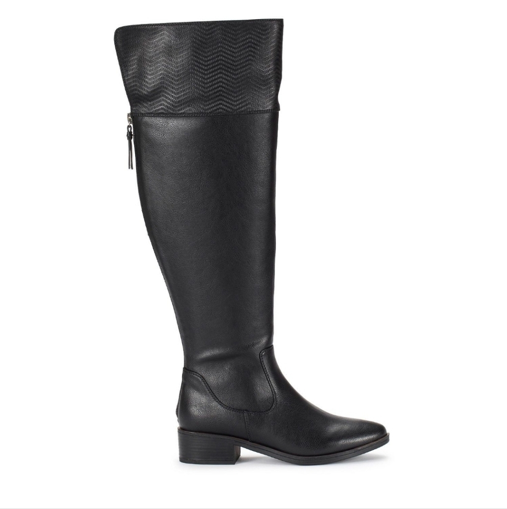 BareTraps Black Over the Knee Booties Sz. 6.5M Black 🖤& 9M Brown 🤎